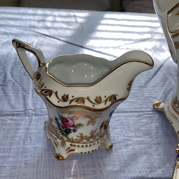 Authentic Limoges France Peint A La Main Tea Set! - Picture 8 of 16